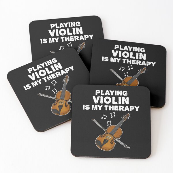 Item preview, Playing Violin Is My Therapy, Violinist Musician Funny designed and sold by doodlerob.