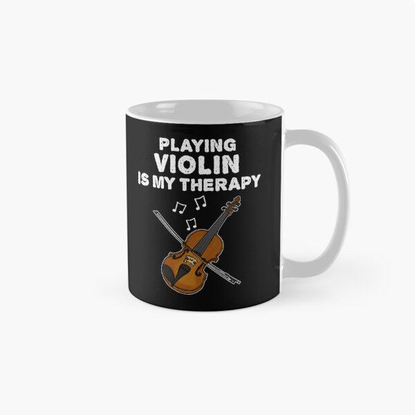 Item preview, Playing Violin Is My Therapy, Violinist Musician Funny designed and sold by doodlerob.