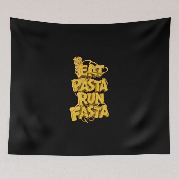 Item preview, Eat Pasta Run Fasta designed and sold by VisualElegant.