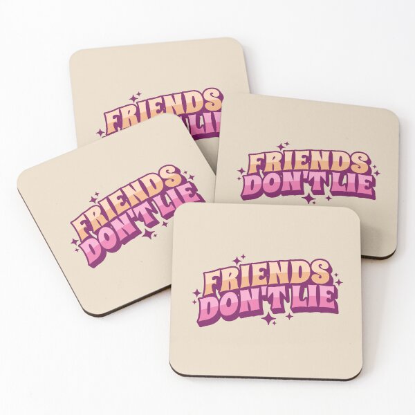 Item preview, "Friends Don't Lie" Eleven Stranger Things Vintage Retro Quote Typography designed and sold by lunaticbear.
