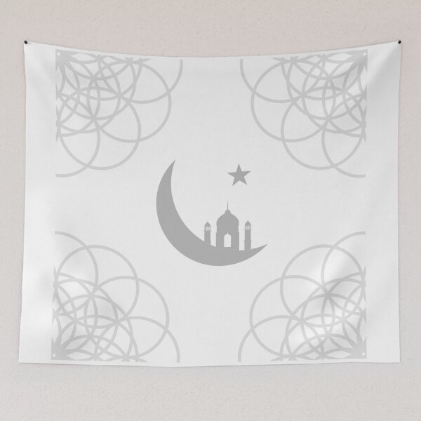 Item preview, Mosque and crescent moon- symbol of the religion of Islam  designed and sold by Shawlin Islam.