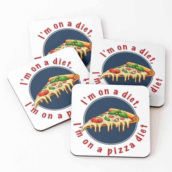 Item preview, Cheesy Pizza Diet Humor T-Shirt designed and sold by RyanBelandres.