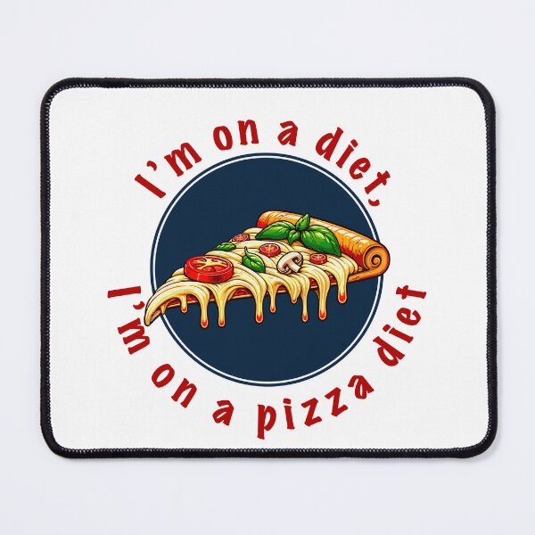 Item preview, Cheesy Pizza Diet Humor T-Shirt designed and sold by RyanBelandres.