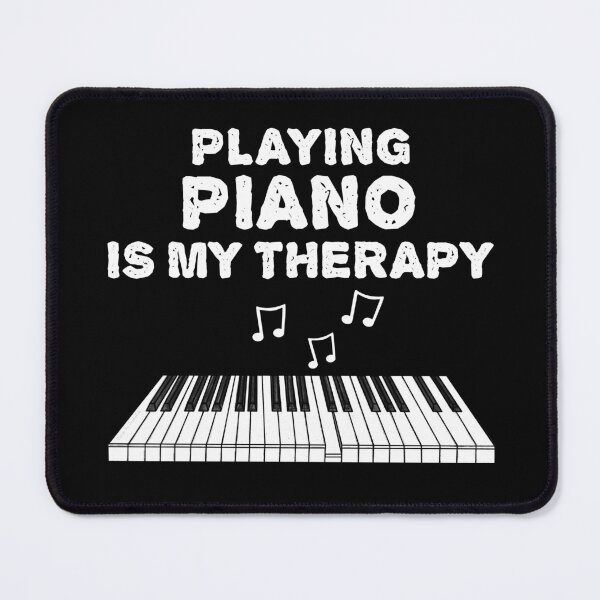 Item preview, Playing Piano Is My Therapy, Pianist Musician Funny designed and sold by doodlerob.