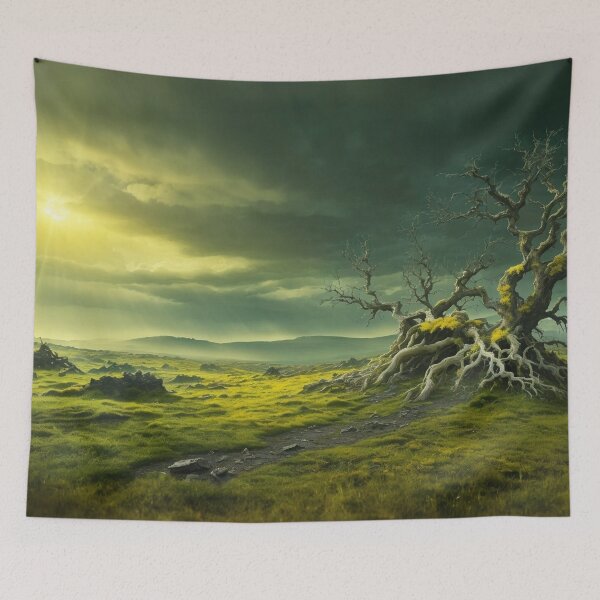 Item preview, Windswept Heath - Fantasy Land Series | Reimagined Artwork designed and sold by Epic Upgrades.