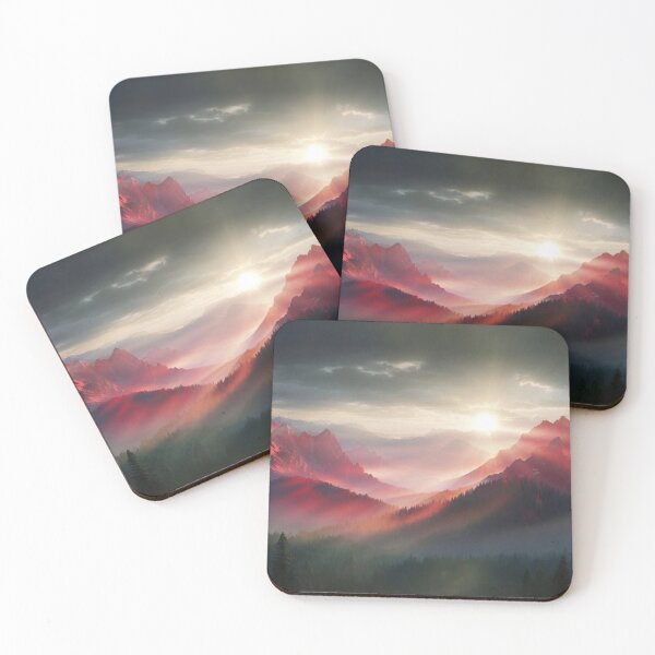 Item preview, Wooded Foothills - Fantasy Land Series | Reimagined Artwork designed and sold by Epic Upgrades.