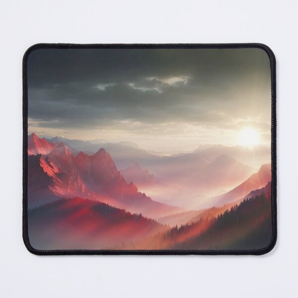 Item preview, Wooded Foothills - Fantasy Land Series | Reimagined Artwork designed and sold by Epic Upgrades.