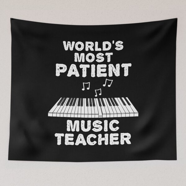 Artikelvorschau, Der geduldigste Musiklehrer der Welt, Klavierpianist (lustig) entworfen und verkauft von doodlerob.
