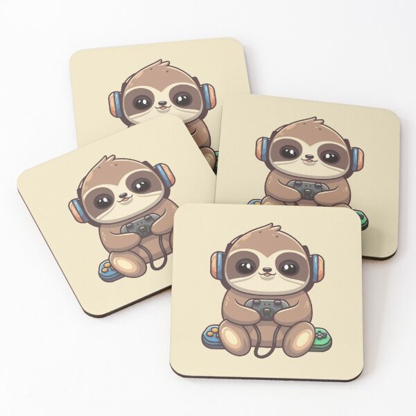 Item preview, Gaming Cute Sloth designed and sold by Laugh-Lines.