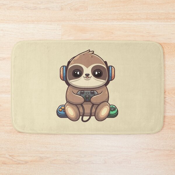 Item preview, Gaming Cute Sloth designed and sold by Laugh-Lines.