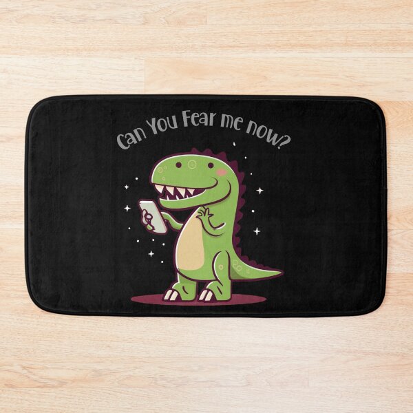 Item preview, Funny T-rex Dinosaur on Cell phone Can you fear me now pun designed and sold by Nature's Fancy.