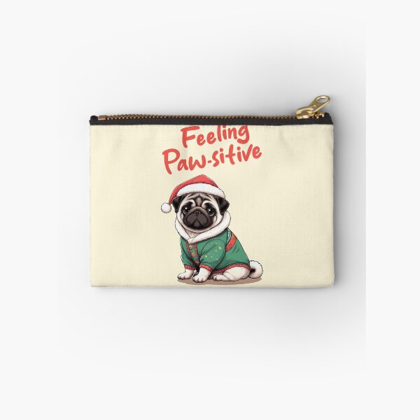 Item preview, Christmas Pug Feeling Pawsitive  designed and sold by KAI-Studio.
