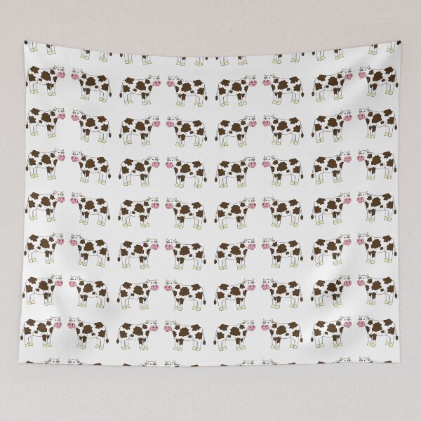 Item preview, Cute White-Brown Cows designed and sold by JefimijaT.