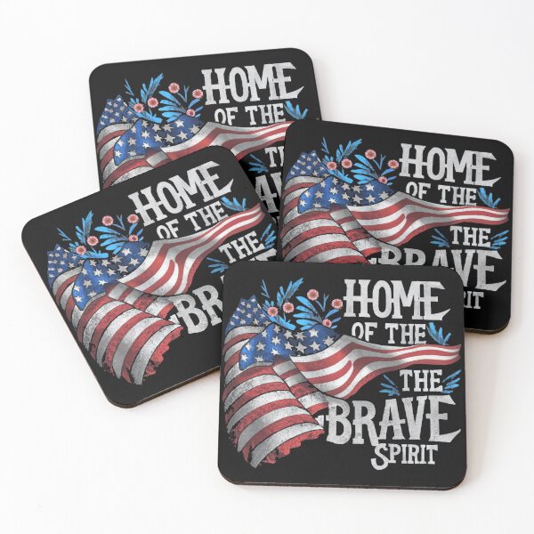 Item preview, Home of the Brave American Spirit designed and sold by Thompika.