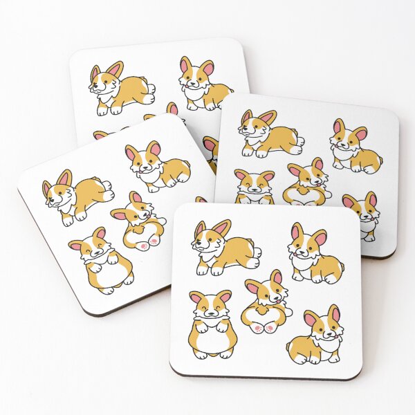 Item preview, Cute Corgi Dogs designed and sold by Maria Garcia.