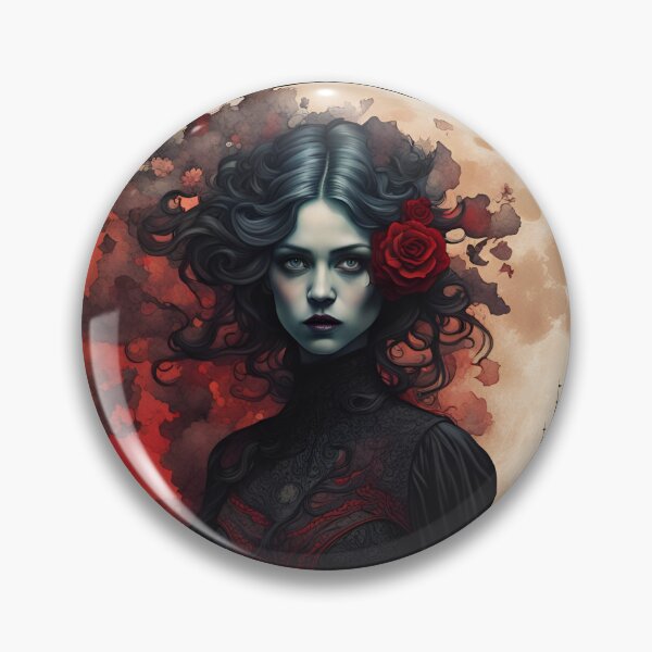 Item preview, Vampire girl designed and sold by GothicRubette.