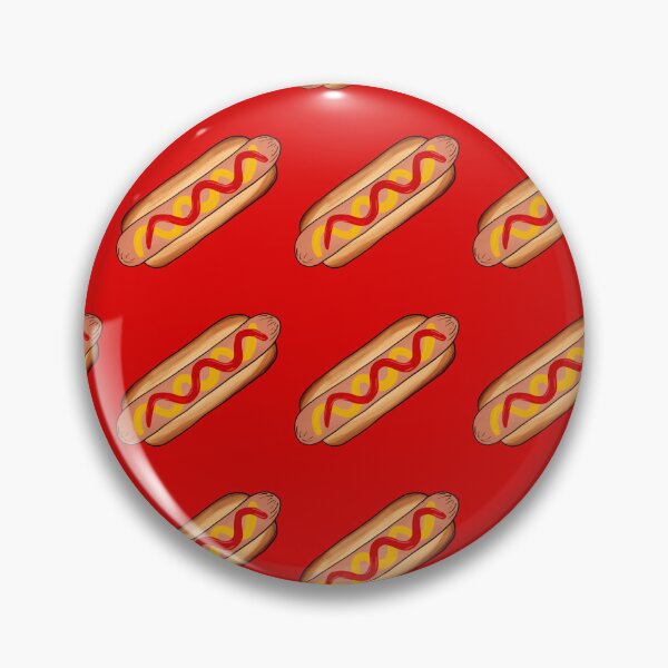Item preview, Hot Dog (Ketchup) designed and sold by Art by Jessica Beroldi.
