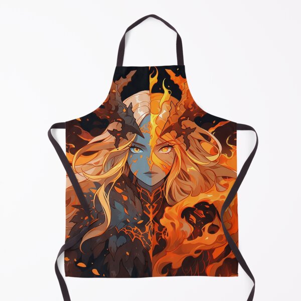 Item preview, Beautiful Split Persona Fire and Ice Anime Girl designed and sold by bubblegoth.