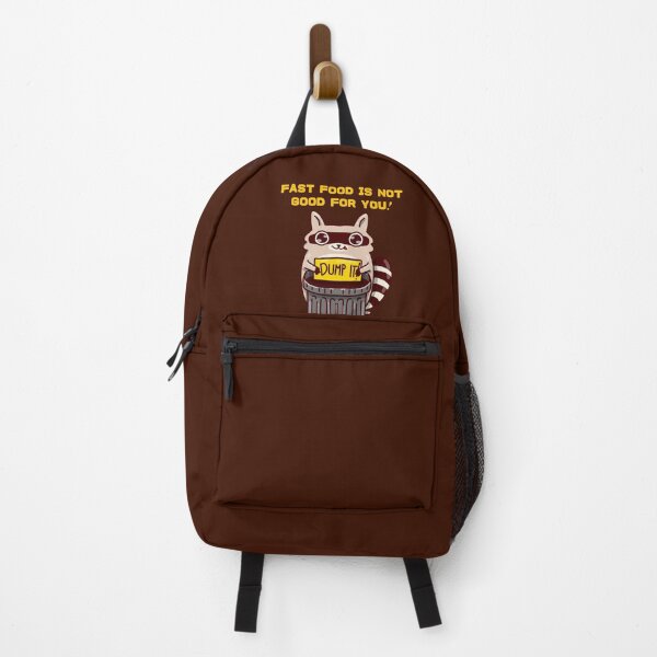 Item preview, Fast food is not good for you. Fun Raccoon animal design designed and sold by La Loca.