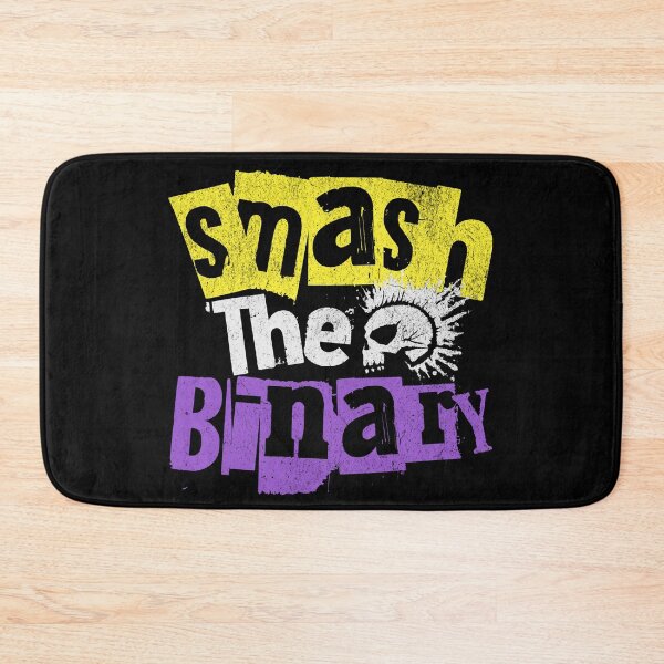 Item preview, Smash The Binary Nonbinary Gender Queer Punk designed and sold by ontrendshirts.