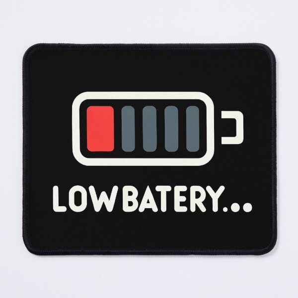 Item preview, Critical Battery Alert Sign designed and sold by RuyaFab.
