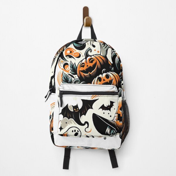 Item preview, Witch in Pumpkin Path Attended By Ghosts designed and sold by Matt's Artificial Nature.