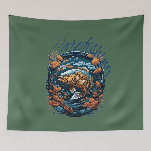 Item preview, Carp looks for fishing bait underwater designed and sold by Ecmoprints.
