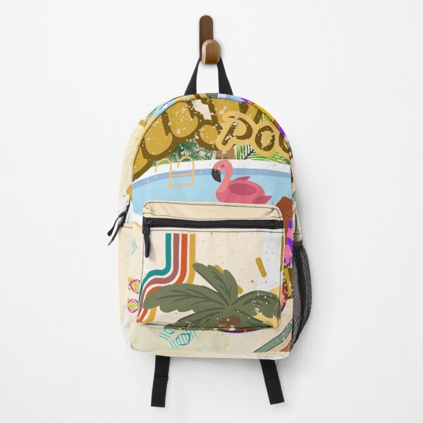 Item preview, My pool position woman on a lounger next to the pool under a sun umbrella in a summer mood designed and sold by SplashTastic.