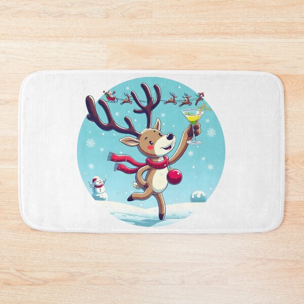 Item preview, Raise a Glass with Reindeer Joy designed and sold by StedeBonnet.