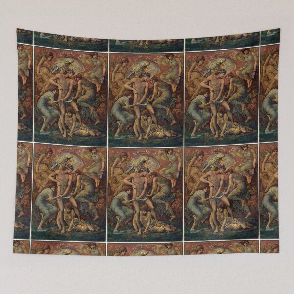 Item preview, Cupid’s Hunting Fields, Surrounded by Women 1885 Edward Burne-Jones designed and sold by RocketshipRetro.