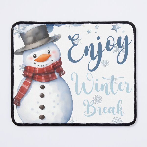 Item preview, Enjoy Winter break, Snowman, Teacher, Teaching Assistant, SEN Teacher, SEN Teaching Assistant, Appreciation Gift, Thank you gift designed and sold by MAKEtoFIT.