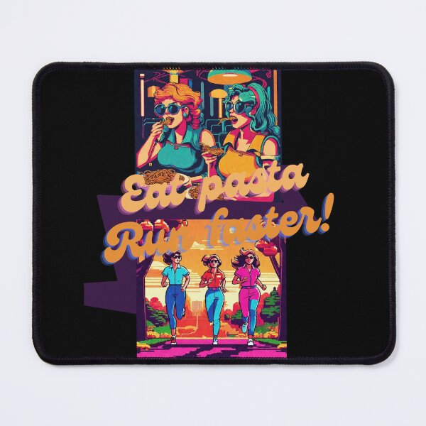 Item preview, Eat Pasta Run Faster Retro Arcade designed and sold by Lab4YourStyle.