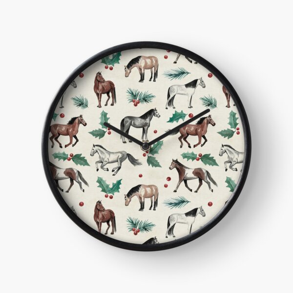 Vista previa del artículo con la obra «Caballos navideños antiguos», diseñado y vendido por cateandrainn.