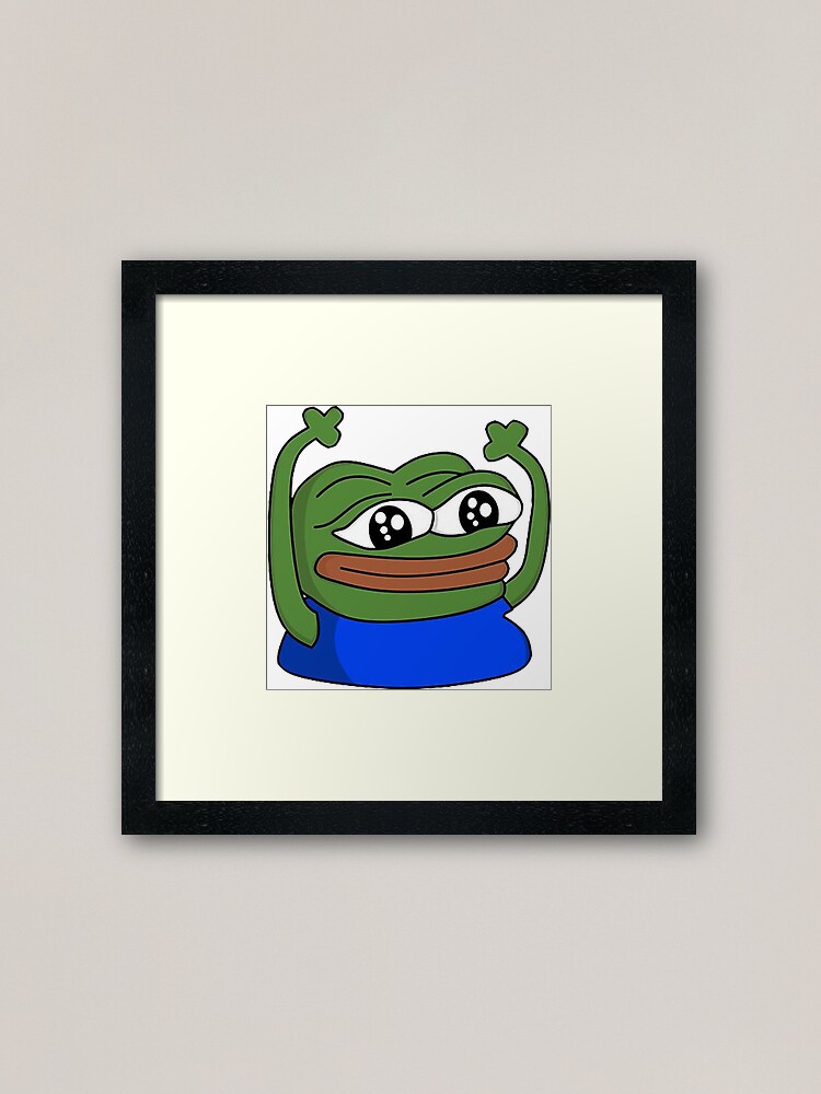 Pepega Twitch Emote Clock for Sale by mattysus