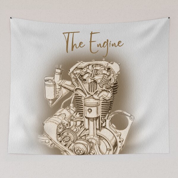 Item preview, THE ENGINE designed and sold by johnnyssandart.