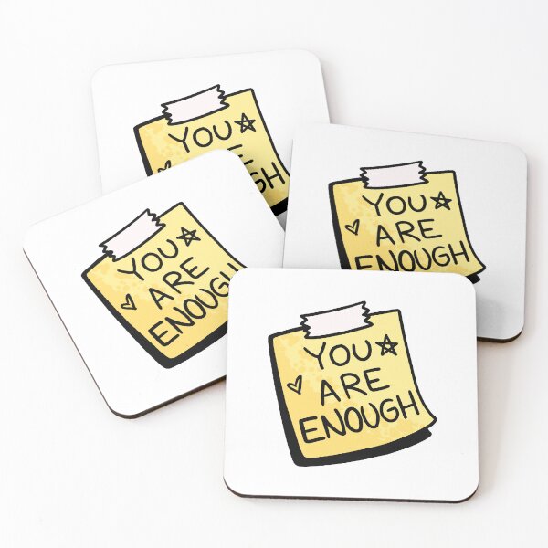 Item preview, You Are Enough Post-It designed and sold by hilaomart.