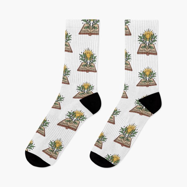 Item preview, Flowers Growing From Open Book | Sun and spikes designed and sold by CircinusStore.