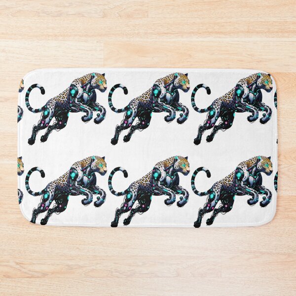 Item preview, Neon Predator - Cyber Leopard designed and sold by MrAI-Store.