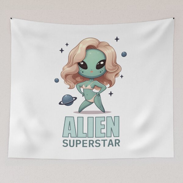 Item preview, Alien Superstar designed and sold by KikiValley.