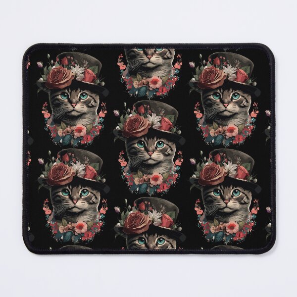 Item preview, Feline with Floral Hat cute cat Crossbody designed and sold by LifeArt24.