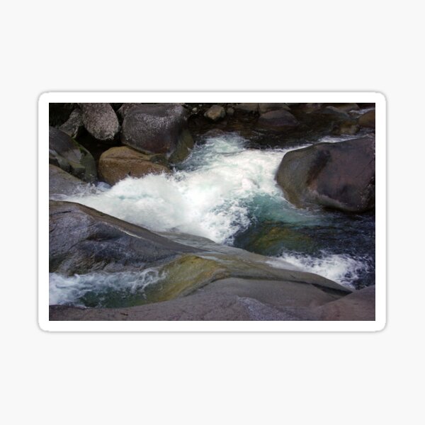 Flowing Waters, Josephine Falls, Tropical FNQ Sticker