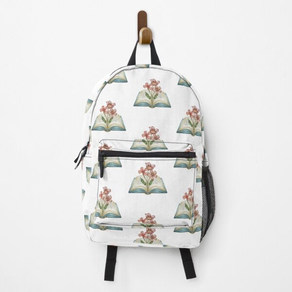 Item preview, Flowers Growing From Open Book | Old Pink Flowers designed and sold by CircinusStore.