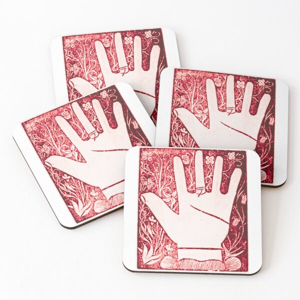 Item preview, Palmistry Hand, medieval, red hand designed and sold by mariahmcmo.