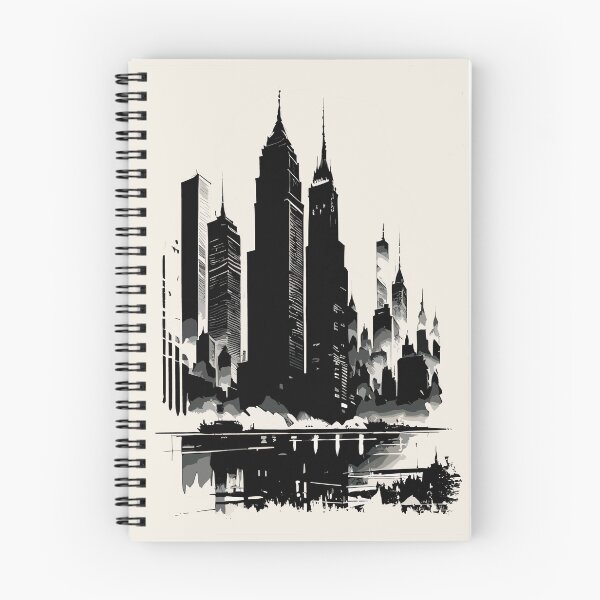 Item preview, New York City Postcard Art Style Vintage Buildings Landscape designed and sold by Naumovski.