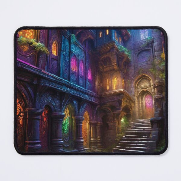 Item preview, Drow Cityscape - Fantasy Art designed and sold by Delerat7.