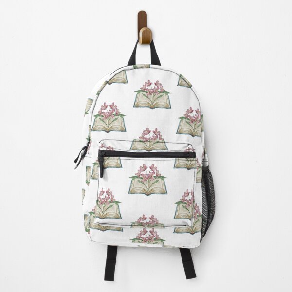 Item preview, Flowers Growing From Open Book | Light purple orchids designed and sold by CircinusStore.