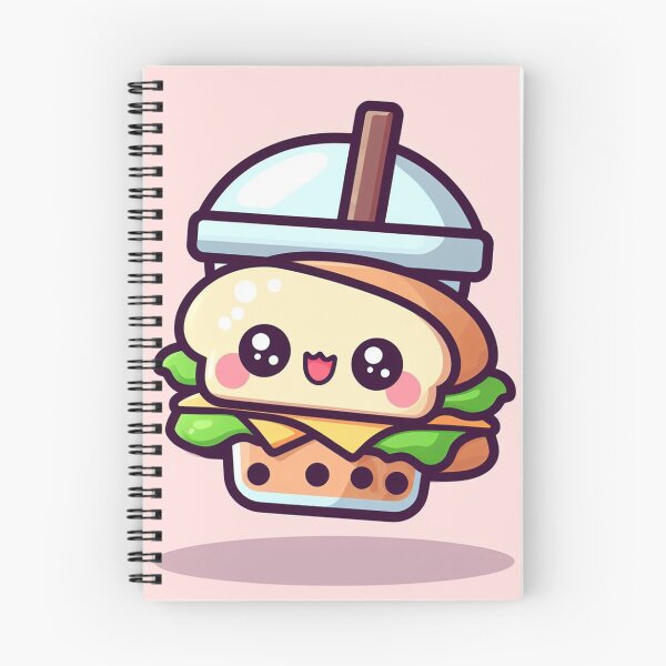 Item preview, ADORABLE little sandwich designed as a bubble tea cup with pink background! designed and sold by SaraDatCool.