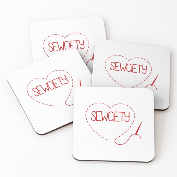 Item preview, Sewciety - sewing society - wordplay red designed and sold by Silva Rerum.