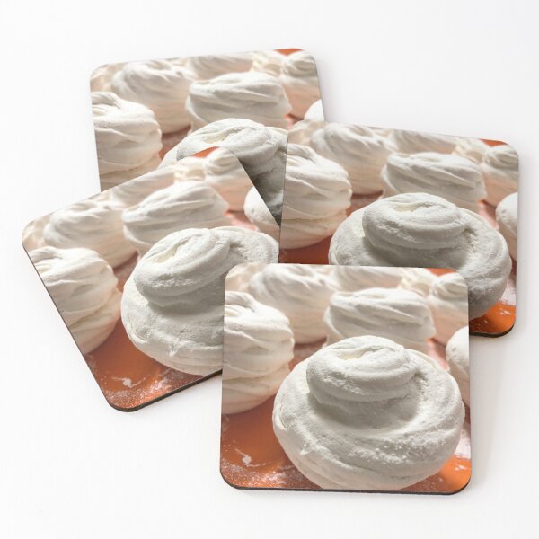 Item preview, sweet apple marshmallows in white powdered sugar designed and sold by mrivserg.