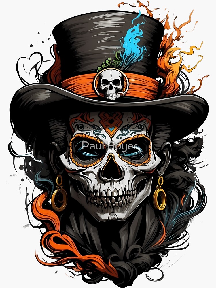 "Voodoo Witch Doctor" Sticker for Sale by Paul Boyer | Redbubble